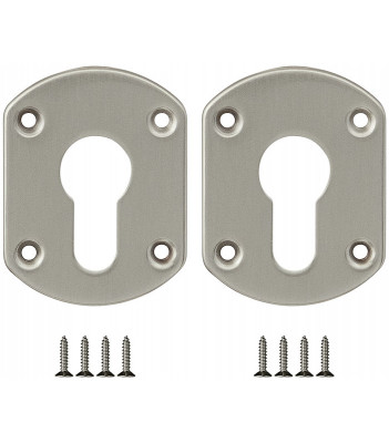 Декоративная накладка ESC031-SN-3 (МАТ НИКЕЛЬ) на цилиндр (2 шт)