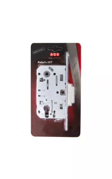 Замок межкомнатный магнит. под цил. MEDIANA POLARIS B06103.50.FM.567 с отв. планк B02402.05 (белый)