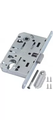 Замок межкомнатный магнит. под цил. MEDIANA POLARIS B06103.50.34.567 с отв. планк B02402.05 (мат хр)