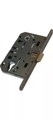 Замок межкомнатный под цил. MEDIANA EVOLUTION B01103.50.12.567 с отв. планкой B01000.13 (ант бронза)