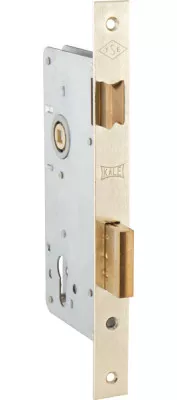 Корпус врезного замка с защёлкой 152/R (40 mm) w/b (латунь)