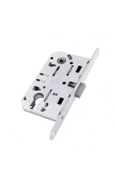 Замок межкомнатный магнит. под цил. MEDIANA POLARIS B06103.50.FM.567 с отв. планк B02402.05 (белый)