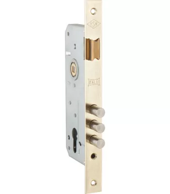 Корпус врезного замка с защёлкой 152/3MR (45 mm) w/b (латунь)