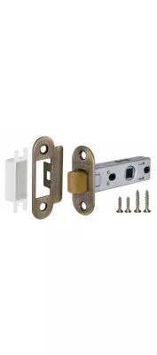 Защелка врезная PLASTIC P22-45-25 AB бронза