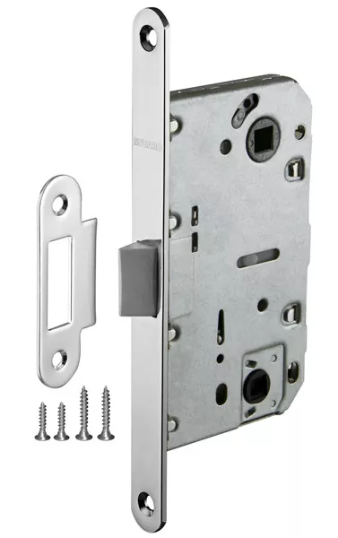 Защелка врезная PLASTIC P96WC-50 CP хром