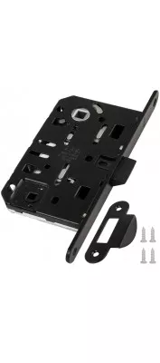 B01102.50.93.567 Замок межкомнатный WC (черный) MEDIANA EV. (инд.упак+B01000.13)
