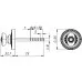Ручка поворотная BKW8/CL OB-13 Античная бронза