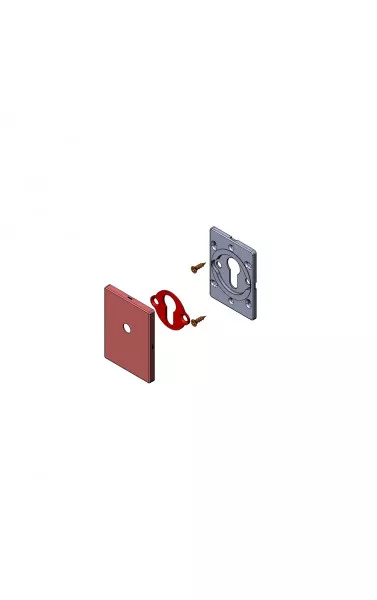Декоративная накладка под шток ESC 486-O RL (хром) CP-8, 1 шт.