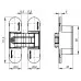 Петля скрытой установки U3D6000 SN (11160UN3D) мат. никель