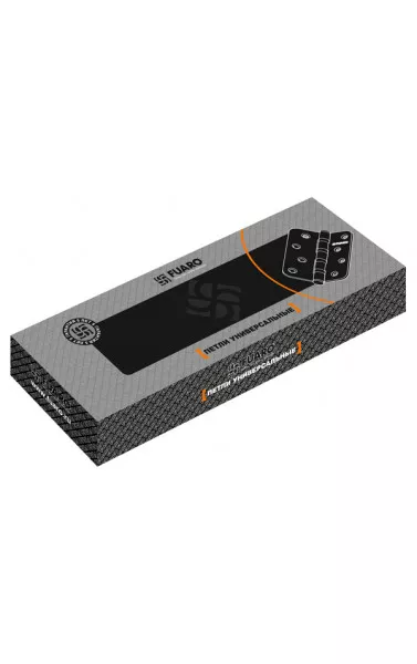 Петля универсальная IN5400U-R10 SN (4BB-R10 100x75x2,5) мат. никель