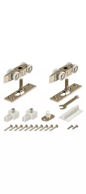 Комплект роликов для раздвижных дверей DIY Comfort 80/4 kit (877+882)