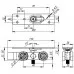 Комплект роликов для раздвижных дверей DIY Comfort 80/4 kit (877+882)