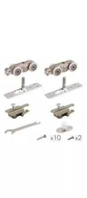 Комплект для раздвижных дверей Comfort - PRO SET 1 /rollers/ 80 (CFA170)