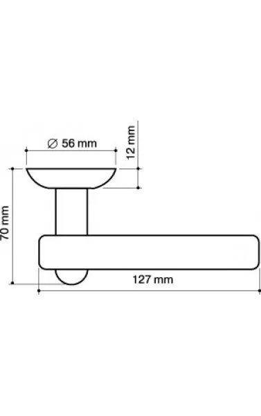 Ручка раздельная MERCURY RM SG/GP-4