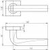 Ручка раздельная KEA SQ001-21ABL-18 темная медь