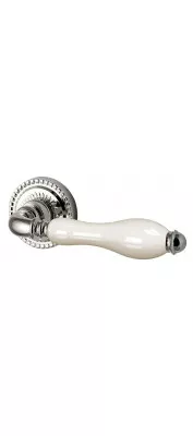 Ручка раздельная Silvia CL1 SILVER-925/LWP-109 Серебро 925/беж фарфор