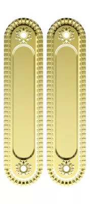 Ручка для раздвижных дверей SH010/CL GOLD-24 Золото 24К
