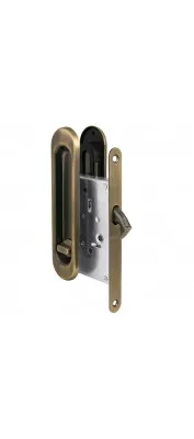 Защелка с ручками для раздвижных дверей Soft LINE SL-011 AB