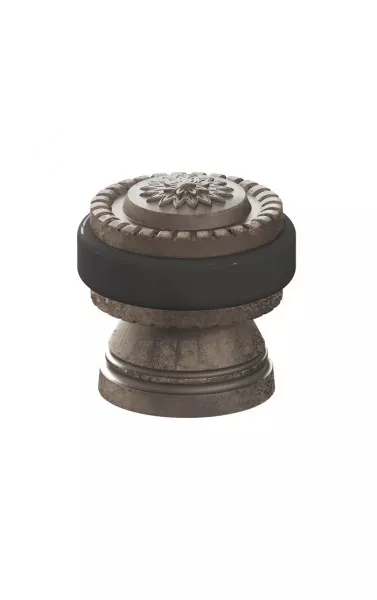 Упор дверной DH062 CL/AS-9 Античное серебро