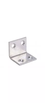 Уголок мебельный 25 (25x25x30x2) цинк белый