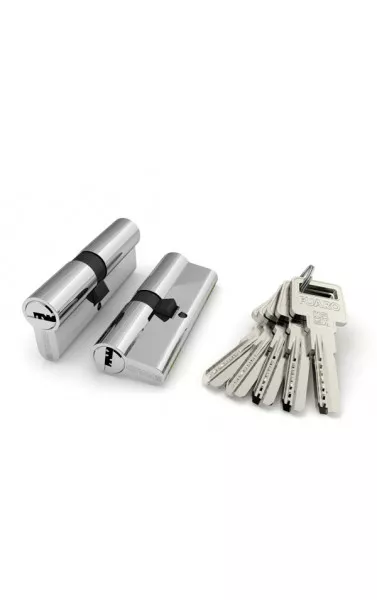 Цилиндровый механизм R600/90 mm (40+10+40) CP хром 5 кл.