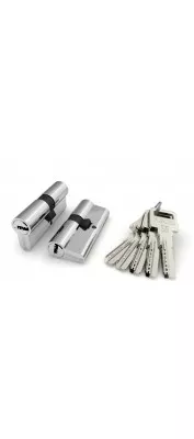 Цилиндровый механизм R600/90 mm-BL (50+10+30) CP хром 5 кл. БЛИСТЕР