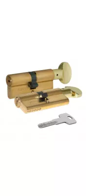 Цилиндровый механизм с вертушкой 164 BM/80 (30+10+40) mm латунь 5 кл.