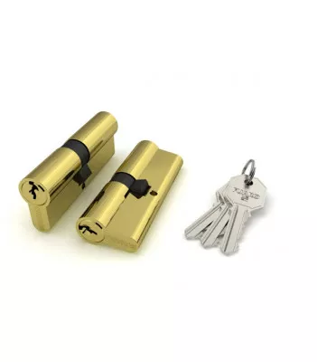 Цилиндровый механизм 100 CA 75 mm (30+10+35) PB латунь 3 кл.