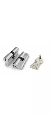 Цилиндровый механизм 100 CA 80 mm (35+10+35) CP хром 5 кл.