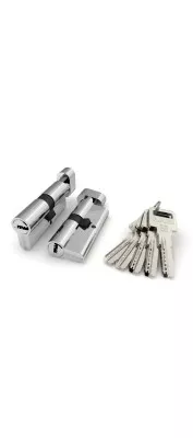 Цилиндровый механизм с вертушкой R602/80 mm (40+10+30) CP хром 5 кл.