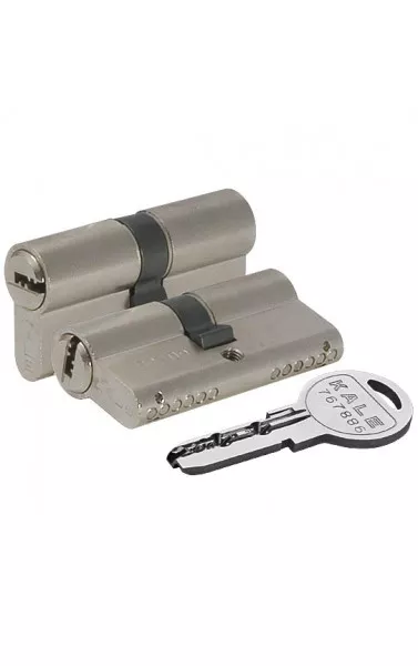 Цилиндровый механизм 164 SN/90 (35+10+45) mm никель 5 кл.
