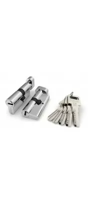 Цилиндровый механизм с вертушкой R602/90 mm (35+10+45) CP хром 5 кл.