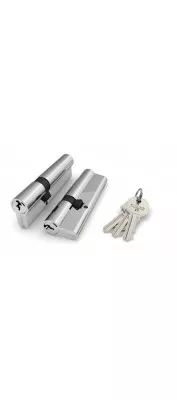 Цилиндровый механизм 100 CA 90 mm (30+10+50) CP хром 3 кл.