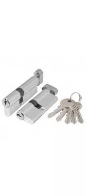Цилиндровый механизм с вертушкой AX102/80 mm (30+10+40) CP хром 5 кл.