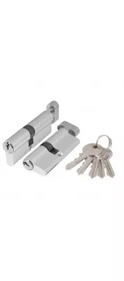 Цилиндровый механизм AZ102/100 mm (40+10+50) CP хром 5 кл.